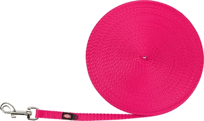 Trixie hondenriem sleeplijn extra licht voor kleine hond fuchsia roze