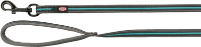Trixie hondenriem sleeplijn fusion | 15 mtr, grafiet grijs/oceaan blauw