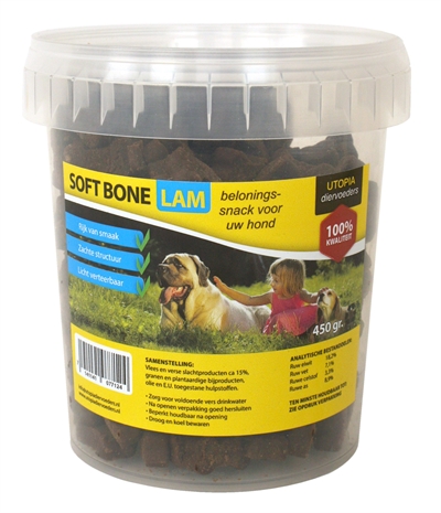 Utopia soft bones lam | diertotaal snack 450 gr