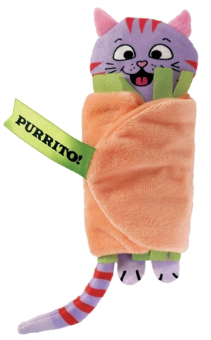 Kong pull-a-partz purrito | 14x5 cm katten speelgoed