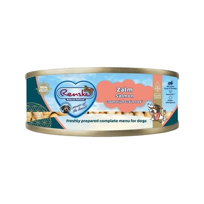Renske hond vers vlees zalm graanvrij | 24x95 gr