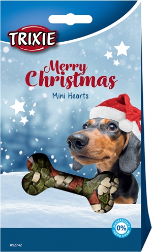 Trixie xmas mini hearts met kip