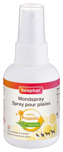 Beaphar derma+ spray | 75 ml huidverzorging voor huisdieren