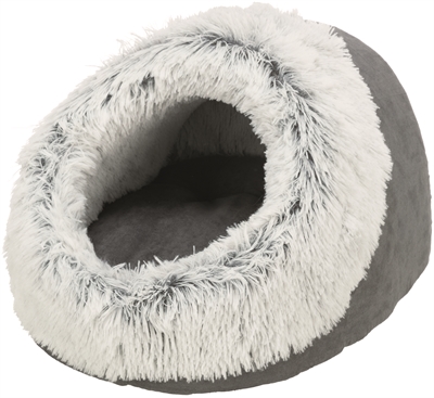 Trixie kattenmand iglo harvey | grijs/wit-zwart 41x35x26 cm