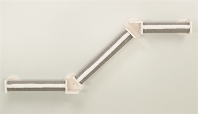 Trixie muurlandschap klimpad | 195x78 cm wit/grijs