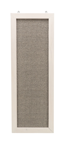 Trixie krabplank houten frame voor aan muur | grijs/wit 28x78 cm