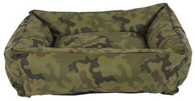 Foeiii hondenmand waterproof camouflage groen