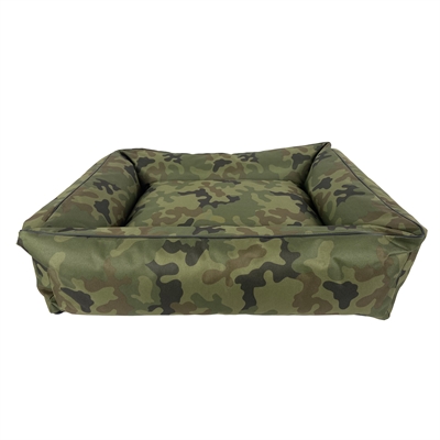 Foeiii hondenmand waterproof camouflage groen