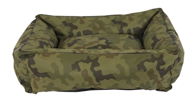 Foeiii hondenmand waterproof camouflage groen