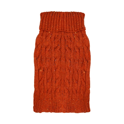 Happy pet charlton kabeltrui terracotta rood