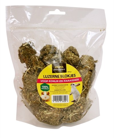 Utopia luzerne blokjes | 400 gr