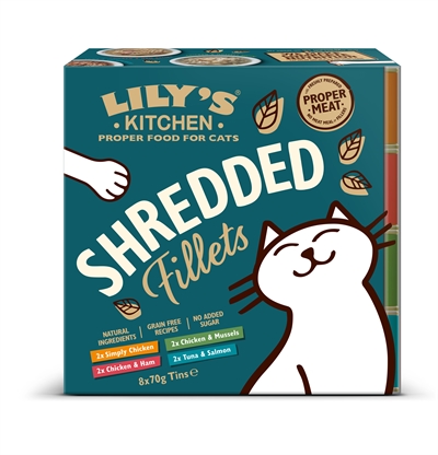 Lily's kitchen shredded fillets multipack | 8x70 gr