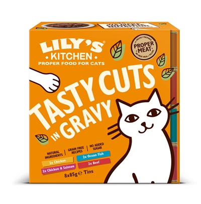 Lily's kitchen tasty cuts in gravy multipack | 8x85 g