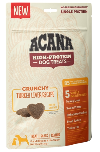 Acana high protein dog treat turkey