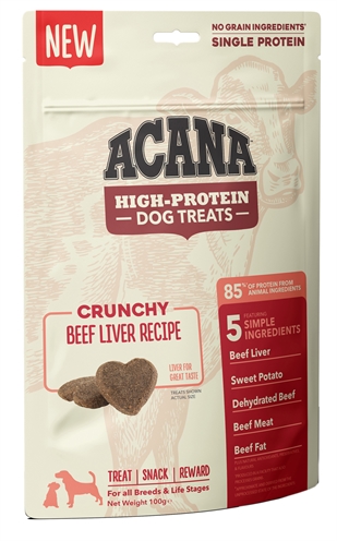 Acana high protein dog treat beef
