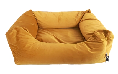Madison friends hondenmand velvet geel