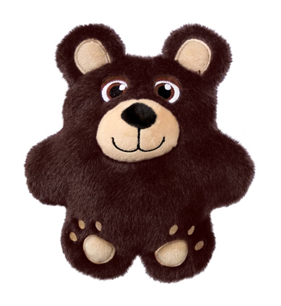 Kong snuzzles bear | 21,5x21,5x9 cm hondenspeelgoed