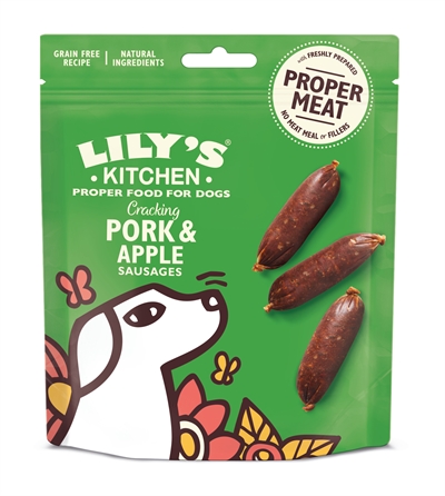 Lily's kitchen cracking pork / apple sausages