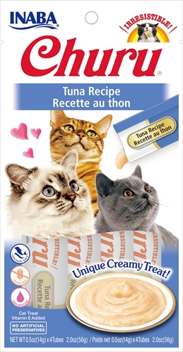 Inaba churu tuna | 4x14gr snack voor katten