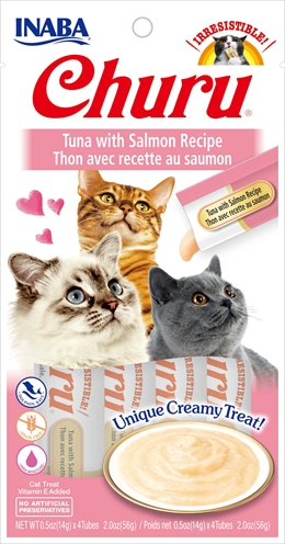 Inaba churu tuna / salmon | 4x14gr snack voor katten