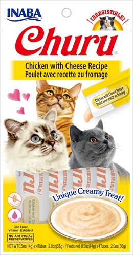 Inaba churu chicken / cheese | 4x14gr snacks voor katten