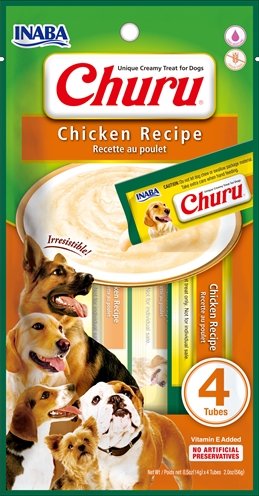 Inaba churu chicken recipe | 4x14gr snack voor katten