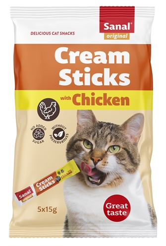 Sanal cream sticks kat kip | 5x15 gr