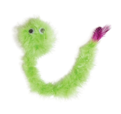 Jw cataction featherlite boa squeaky met catnip