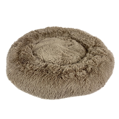 Foeiii hondenmand zenji relax donut lichtbruin