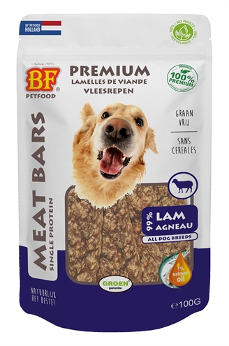Bf petfood meat bars lam | 100 gr