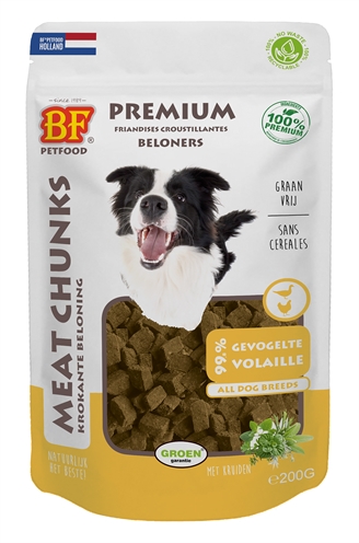 Biofood meat chunks gevogelte