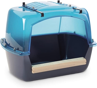 Savic vogelbad splash transparant blauw