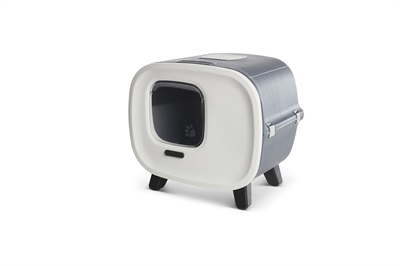 Savic kattenbak mira deluxe antraciet/wit | 55,5x44x49,5 cm