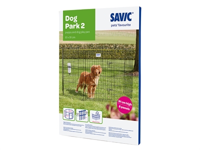Savic puppyren dog park zwart