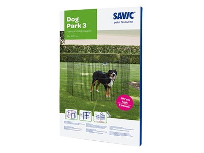 Savic puppyren dog park zwart