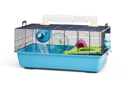 Zzzsavic hamsterkooi sky metro lichtblauw / donkerblauw
