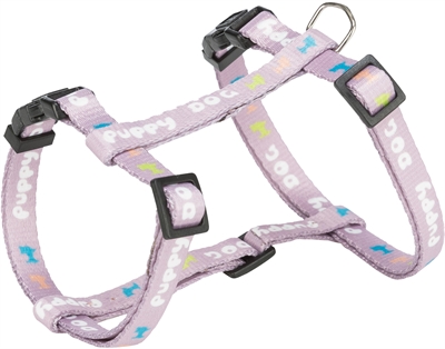 Trixie hondentuig junior met riem lila | 27-45x1 cm, 2 mtr