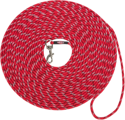 Trixie hondenriem junior puppy | 8 mtrx4 mm rood