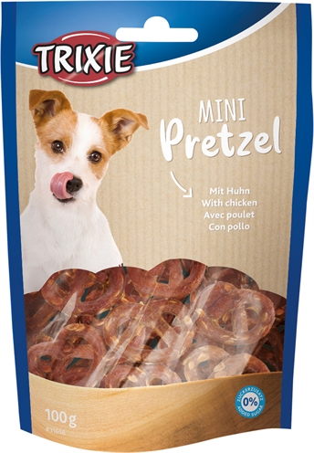 Trixie mini pretzels | 100 gr hondensnacks