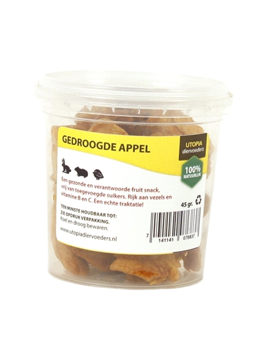 Utopia gedroogde appel | 45 gr