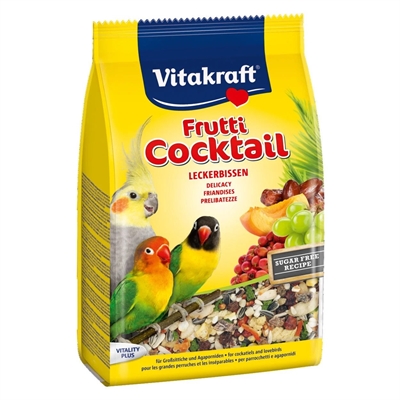 Vitakraft parkiet / agapornis fruit cocktail 250 gr | delicacy fruits & nuts