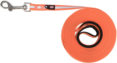 Trixie hondenriem sleeplijn easylife reflecterend oranje | m-xl 10mx1,7 cm