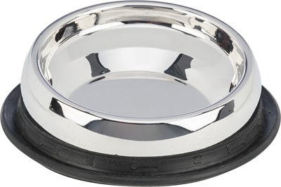 Trixie voerbak drinkbak korte neus rvs | 19x19 cm 250 ml 4 st