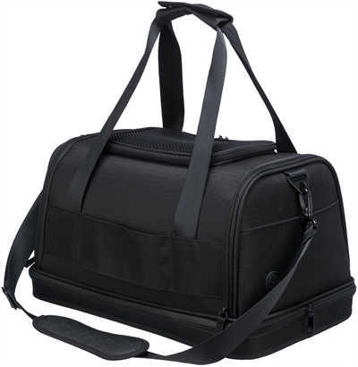 Trixie vliegtuigtas plane zwart | 44x28x25 cm
