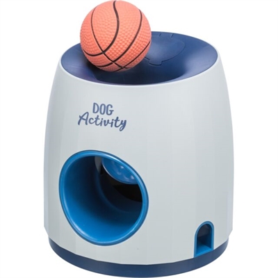 Trixie dog activity strategiespel ball&treat | wit/blauw 17x17x18 cm