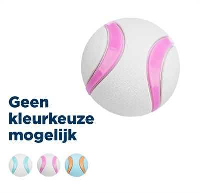 Trixie bal tpr lime / blauw | 6x6x6 cm