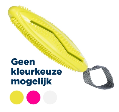Trixie snackstick aan singelband tpr/polyester | blauw 6x31 cm 3 st