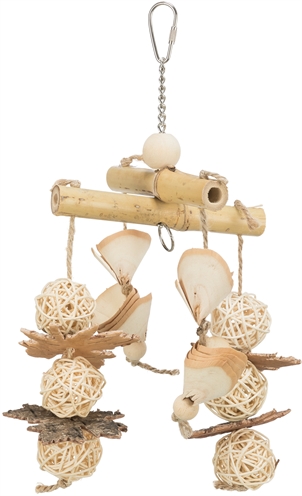 Trixie natuurspeelgoed bamboe/rotan/hout | 31 cm