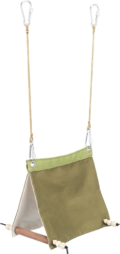 Trixie vogeltent hangend | katoen groen 16x18x20 cm