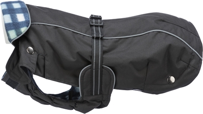 Trixie hondenjas rouen | zwart, m 48 cm